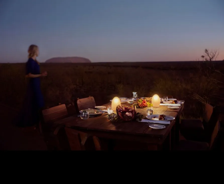 Experience dinner outdoors