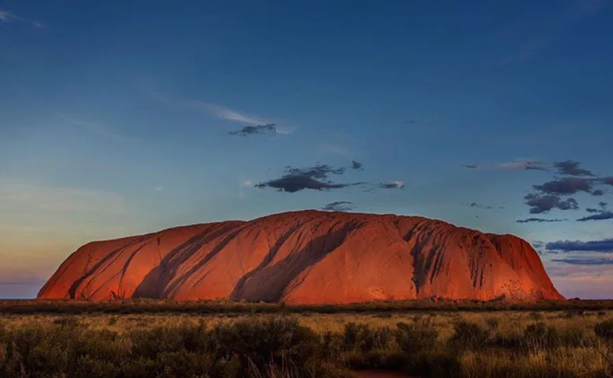 History of the formation of Uluru