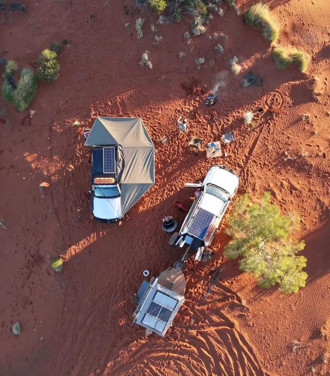 The most suitable time to camp at Uluru