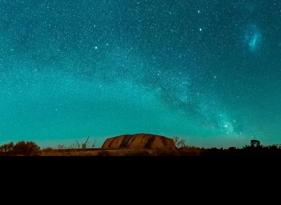 Uluru was once grey