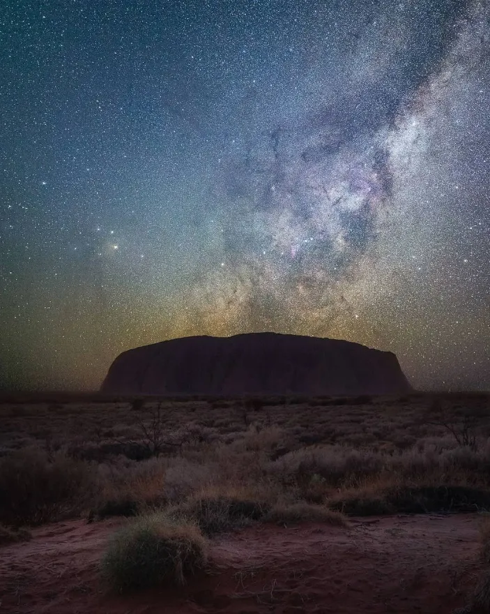 What is the formation process of Uluru